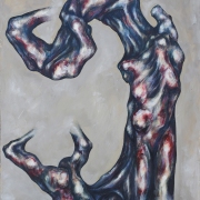 Figurative Bones No 1, 2009,  acrylic on canvas, 63 x 85 cm