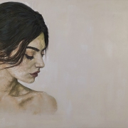 Atheria - Daughter of Helios, 2020, oil on canvas, 90 x 60 cm